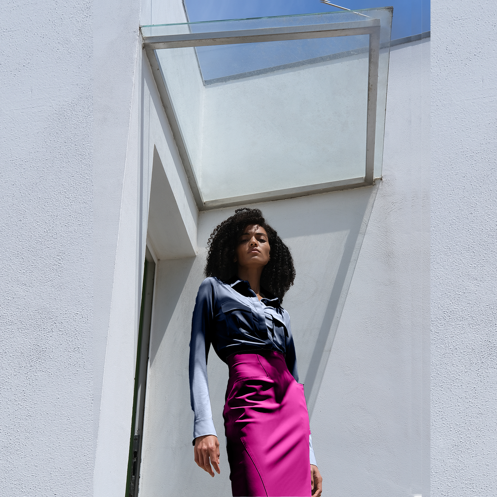 Claudia is 1.78m tall and wears a size 02